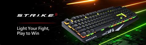 Amazon.in: Buy MAD CATZ The Authentic S.T.R.I.K.E. 2 RGB Membrane Wired ...