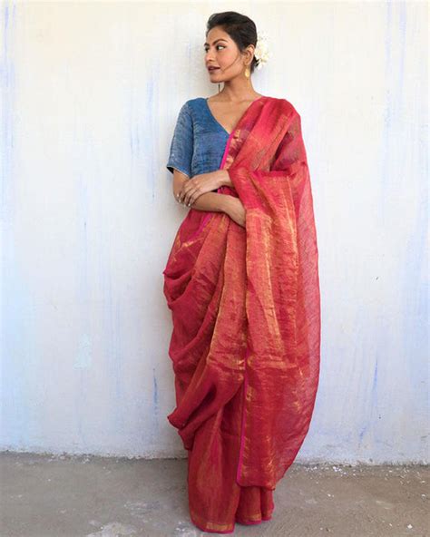 Buy Blue Dragonfly Blockprinted Cotton Saree | Sarees