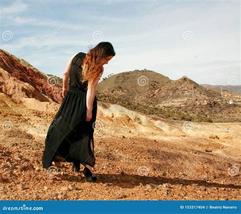 ALONE in SPANISH DESERT stock photo. Image of clouds - 153317404