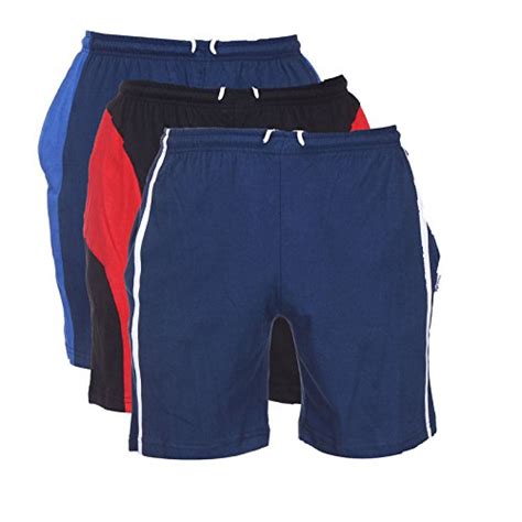 Buy TeesTadka Men's Knitted Shorts Combo Offers Pack of 3 at Amazon.in
