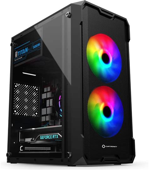 Amazon.in: Buy CHIPTRONEX Acrylic Z810 Micro ATX Gaming Cabinet USB 3.0 ...