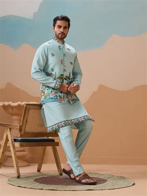 Regal Elegance Woven in Nature – House Of Kurta