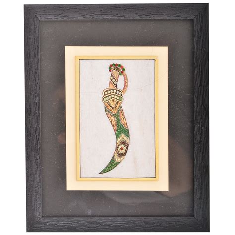 BAC.JPR Marble Dagger Painting (20.32 cm x 25.4 cm, MT-6:4-sDGR11 ...