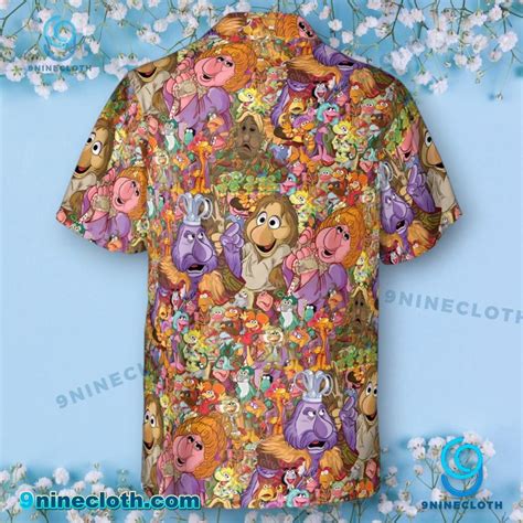 [Free Shipping + 20% Off] Fraggle Rock Cast Hawaiian Shirt - 9ninecloth
