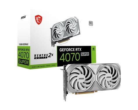 Amazon.in: Buy MSI GeForce RTX 4070 Super 12G Ventus 2X White OC ...