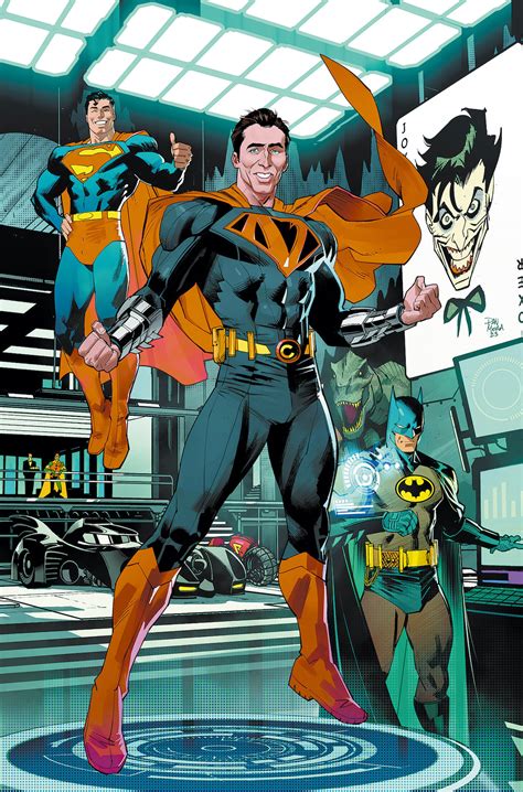 Superman & Batman meet Nicolas Cage in new WORLD'S FINEST cover