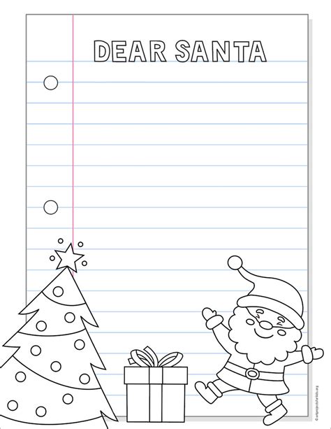 Santa Printable Coloring Pages [2025]