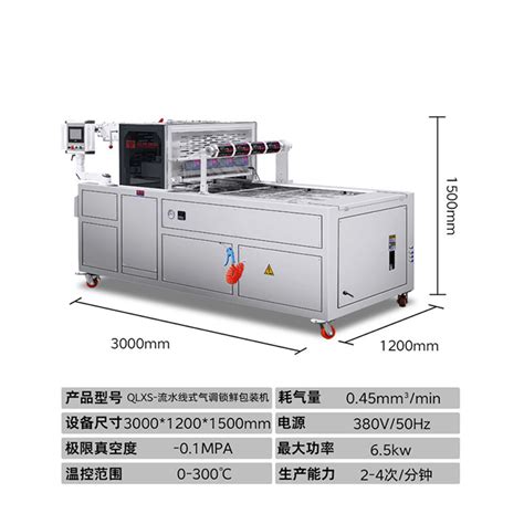 全自动流水线气调保鲜机 LQ380A - 温州市华侨包装机械厂