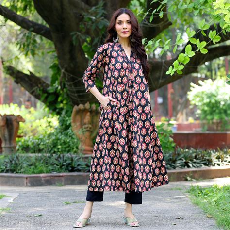 Jasmi Cotton Printed Kurta – Kameez.co