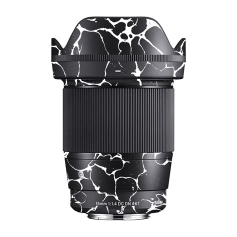 White Web Sigma 16mm F/1.4 DC DN Camera Lens Skin
