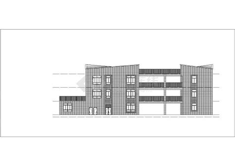 遵义市某高校5000平米3层框架结构附属幼儿园建筑CAD设计图纸_幼儿园_土木在线