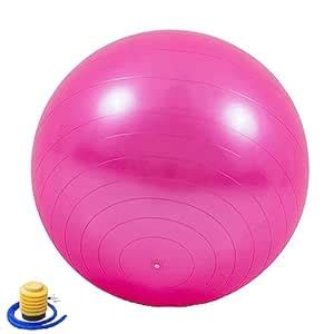 JERN 85 cm Exercise Ball Yoga Ball - Stability Ball Anti-Slip for ...