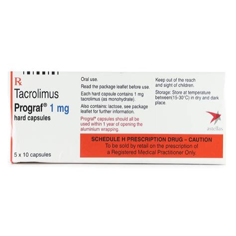 Prograf 1 mg Capsule | Uses, Side Effects, Price | Apollo Pharmacy