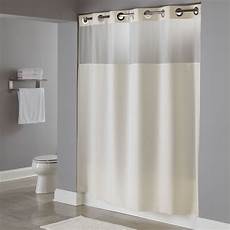 Hookless Shower Curtain by Hookless Hbh49mys05sl74 Beige Illusion Shower Curtain With Hookless Shower Curtain