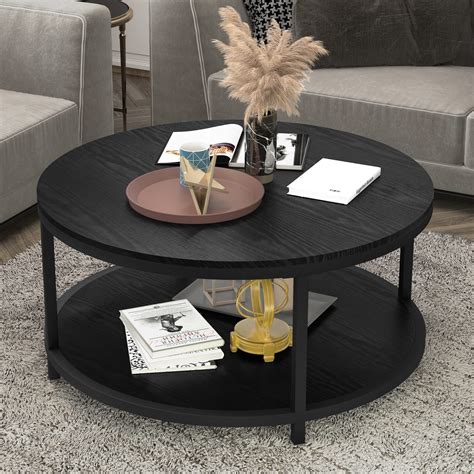 Round Wood Coffee Table With Legs at Russell Weyand blog