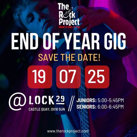The Rock Project Banbury End Of Year Gig, lock29.banbury, 19 July 2025 ...