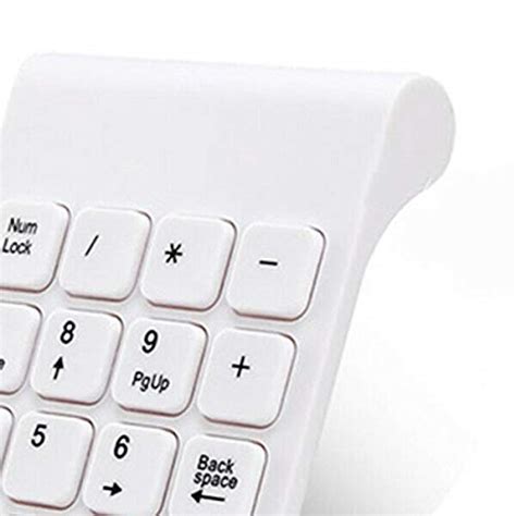 PRAV® 2X(Wireless 2.4GHz 18 Keys Number Pad Numeric Keypad Keyboard for ...
