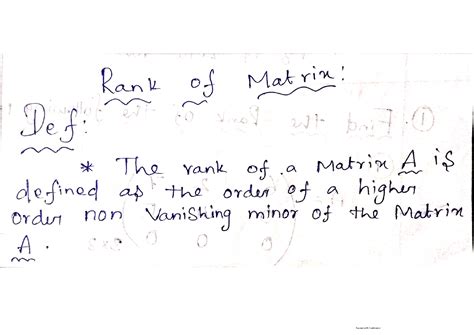 Image result for Rank Linear Algebra