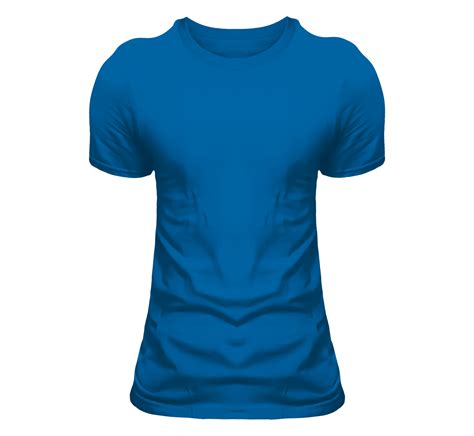 blue transparent t shirt for mockup 21104107 PNG