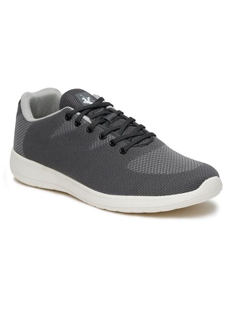 Men Lace-Up Grey Casual Shoes – Cantabil