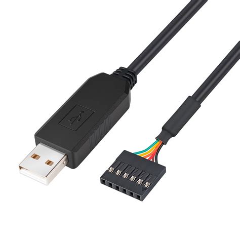 DTECH FTDI USB to TTL Serial 3.3V Adapter Cable 6 Pin 0.1 inch Pitch ...
