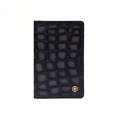 Bi-Fold Smokey Grey Card Holder in Deep Cut Leather