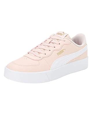 Buy Puma Womens Skye Clean Island Pink White Team Gold Sneaker - 8 UK ...