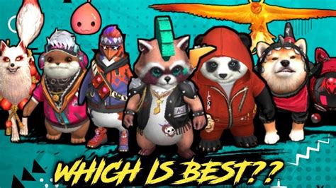 Top 5 Best Free Fire Pet To Use In January 2021