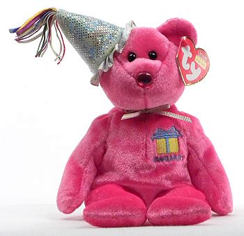 January (2nd birthday series) - Ty Beanie Babies bear