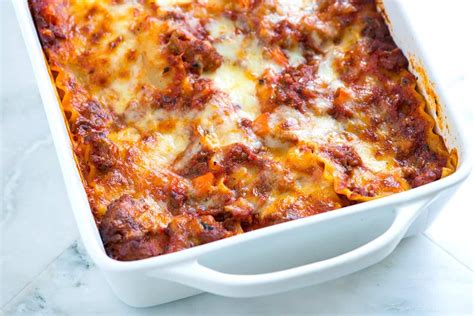 easy lasagna recipe without ricotta cheese