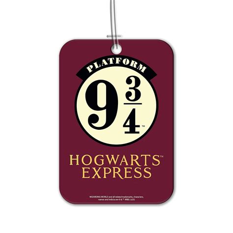 MCSID RAZZ -Harry Potter -Hogwarts 9 3/4 Luggage Bag Tag For Baggage ...