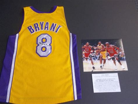 KOBE BRYANT SIGNED YOUTH LAKERS JERSEY #8 AUTOGRAPHED | #1850421075