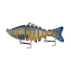 FTK® Plastic Hard Lure Bait Multi Section Fake Fish Simulation Bait for ...