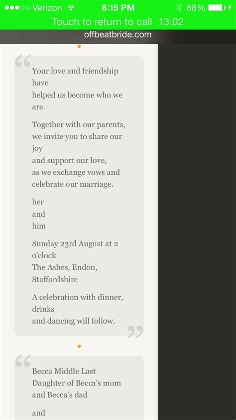 Sample wedding invite text | Wedding invitations, Invitations, Wedding ...