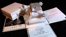 Exploding Box Wedding Invitation by Snowflake Exploding Box Wedding Invitation Exploding Box Wedding Invitation