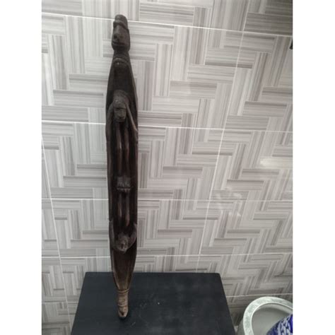 Jual Patung Kayu Perahu Suku Asmat Kuno Jadul Antik - Jakarta Utara ...