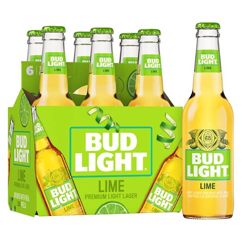Bud Light Lime Beer, 6 Pack Beer, 12 FL OZ Bottles - Walmart.com