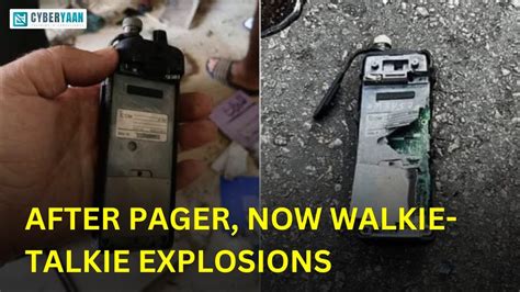 Image result for Exploding Walkie Talkie Pager