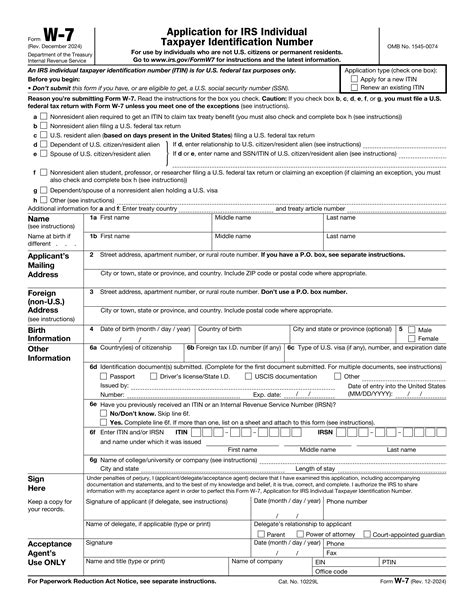 W-7 Form 2025-2026: How to Fill & Download - PDF Guru