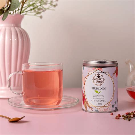 Birdsong-silver tips white tea with lavender – Karma Kettle Teas