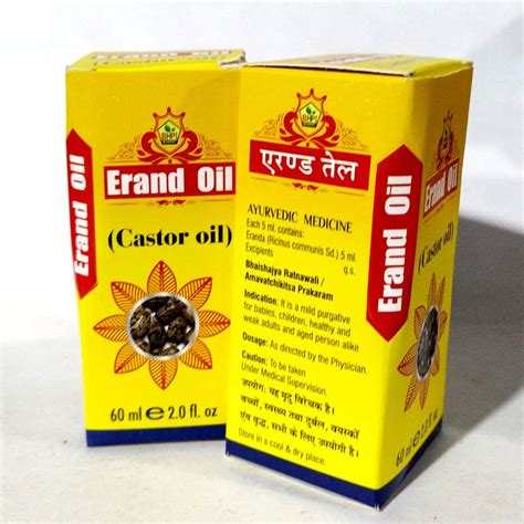 Buy Bharat Erand Tail 100 ml Pack of 4 Pure Castor Oil Arandi Oil for ...