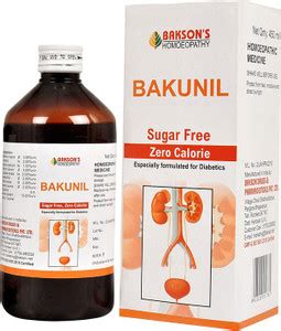 Bakson's Homoeopathy Bakunil (Sugar Free) Syrup Price in India - Buy ...