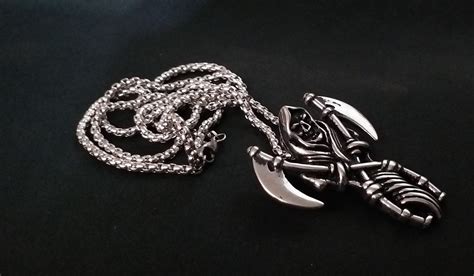 Jack The Ripper Pendant Stainless Steel Pendant Silver Necklace ...