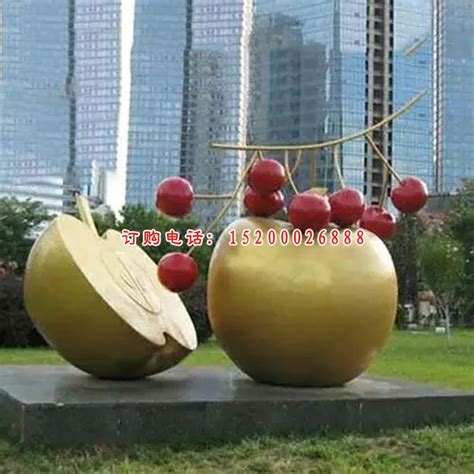 不锈钢苹果雕塑 - 知乎