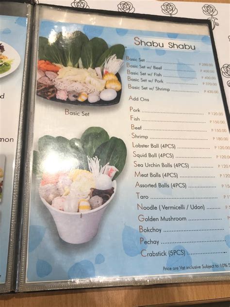 Menu at Ace Water Spa Coffee Lounge cafe, Quezon City