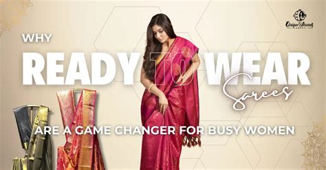 Ready to Wear Sarees, One Tap Away on the UT Saree App – Unique Threads ...