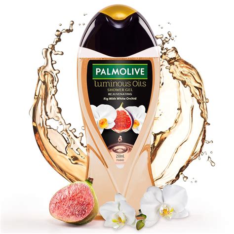 Palmolive Luminous Oil Rejuvenating Body Wash, 250ml, 100% Natural Fig ...