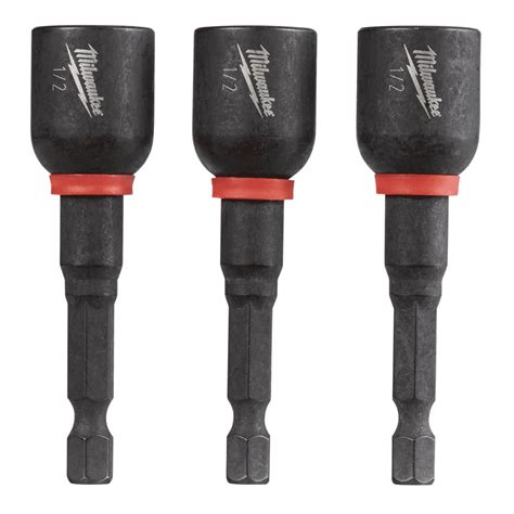 Milwaukee Tool SHOCKWAVE Impact Duty 1/2" x 2-9/16" Magnetic Nut Driver ...