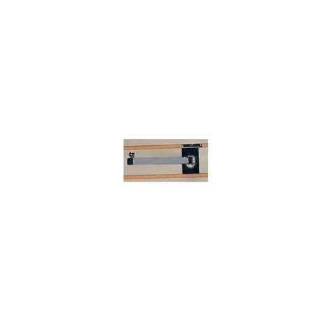 Buy 12 inch Straight Square Chrome Faceout for Slatwall - Pack of 10 ...