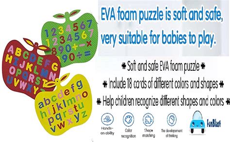 Buy FunBlast Eva Small Letters, Capital Alphabet & Number Learning ...